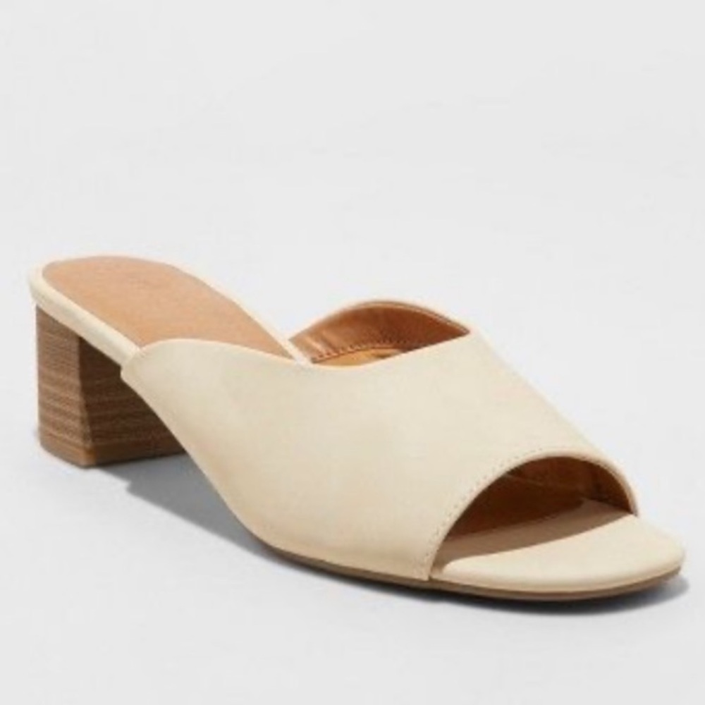 Universal Thread Rosalyn Block Heel Mule Sandal size 7
